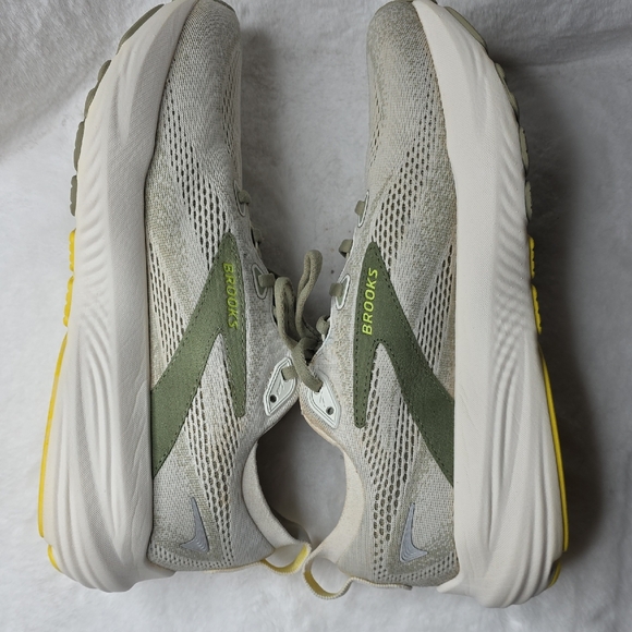 Brooks Men's Glycerin 22 - Coconut / Tea / Blazing Yellow - Picture 11 of 15